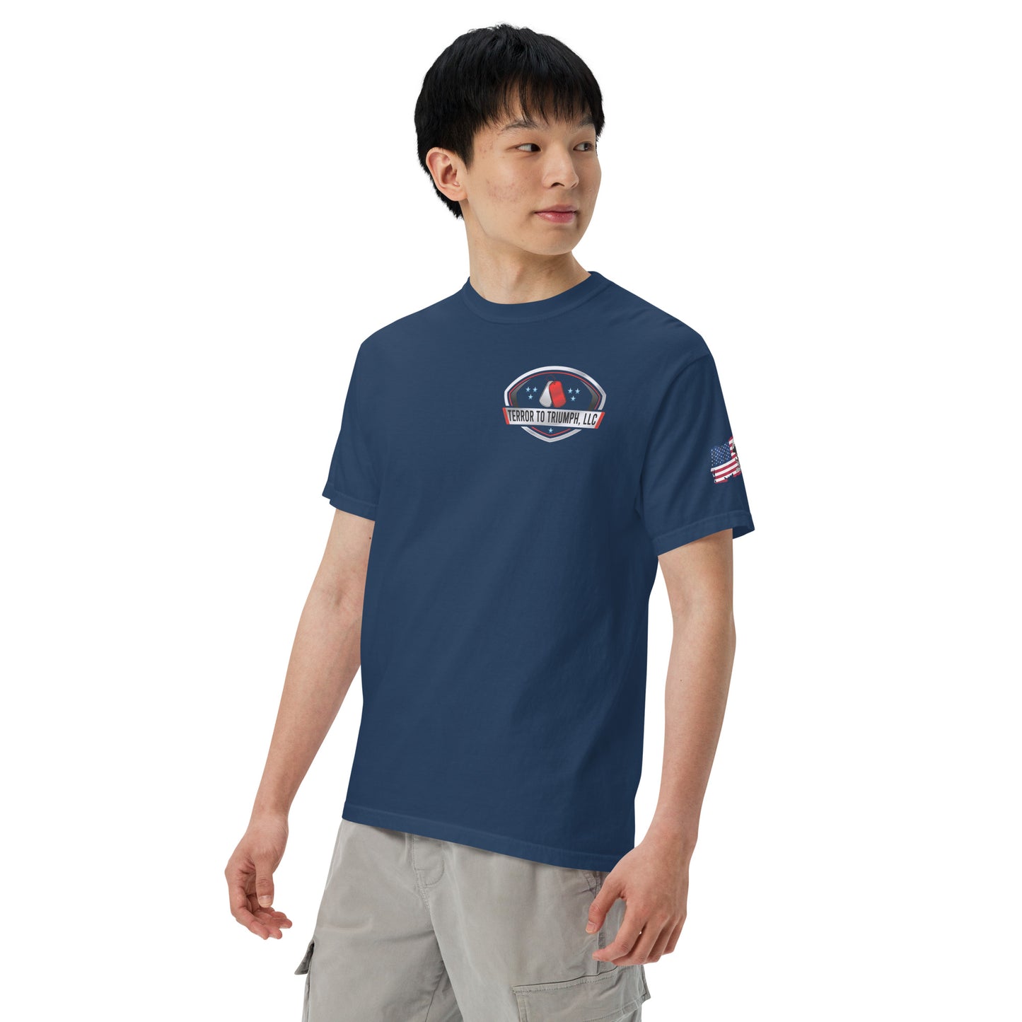 Unisex garment-dyed heavyweight t-shirt